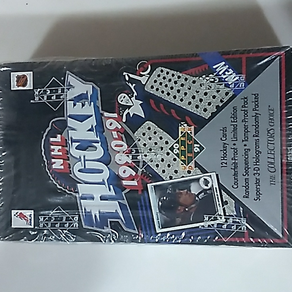 Un-opened Box 1991-92 Upper Deck Hockey Cards low Series-